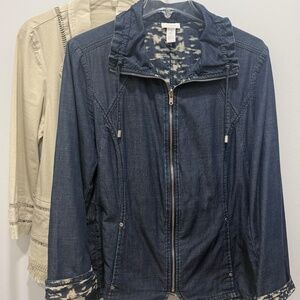 Pair of 2 Cute Chicos Jackets, Size 2 Medium-Large